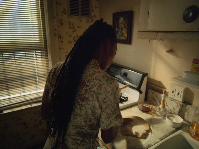 Video Reference: Tableware, Window, Window blind, Kitchen appliance, Gas stove, Cabinetry, Countertop, Kitchen utensil, Curtain, Cooktop