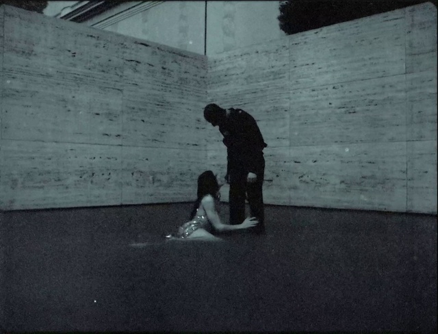 Video Reference: Flash photography, Grey, Flooring, Black-and-white, Wall, Floor, Road surface, Tints and shades, Monochrome photography, Concrete