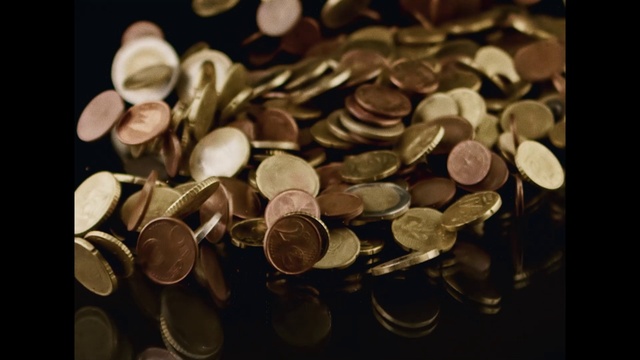 Video Reference: Coin, Money handling, Currency, Money, Cash, Treasure, Wood, Font, Circle, Nickel