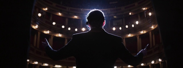 Video Reference: Flash photography, Entertainment, Performing arts, Darkness, Art, Event, Formal wear, Space, Backlighting, Midnight