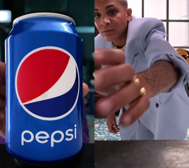 Video Reference: Hand, Beverage can, Tin, Aluminum can, Drinkware, Tin can, Gesture, Drink, Finger, Carbonated soft drinks