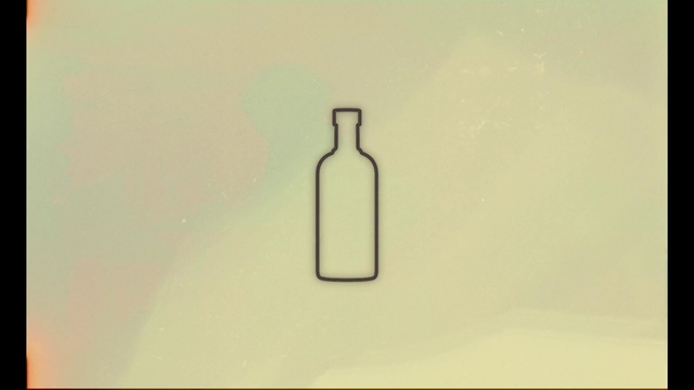 Video Reference: Liquid, Bottle, Drinkware, Fluid, Gas, Art, Glass bottle, Bottle stopper & saver, Tints and shades, Glass