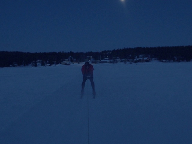 Video Reference: Sky, Snow, Slope, Moon, Freezing, Landscape, Tree, Recreation, Ice cap, Calm