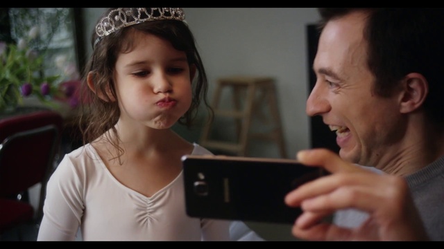 Video Reference: Hair, Smile, Organ, Ear, Flash photography, Neck, Eyelash, Gesture, Happy, Musical instrument