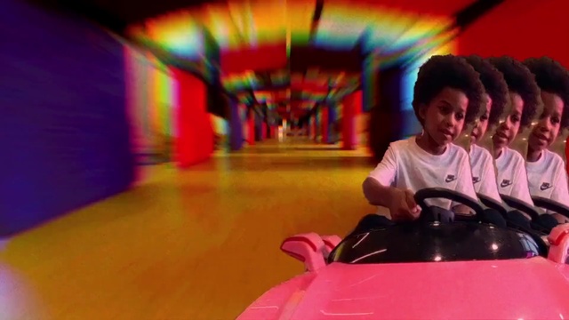 Video Reference: Pink, Happy, Leisure, Magenta, Recreation, Toddler, Fun, Automotive exterior, Entertainment, Event