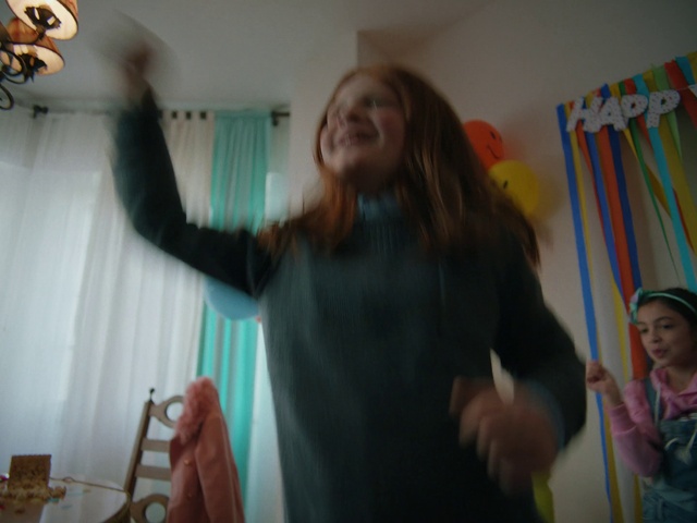 Video Reference: Joint, Hairstyle, Gesture, Smile, Happy, Fun, T-shirt, Event, Room, Thumb