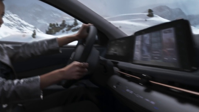 Video Reference: Sky, Hood, Automotive mirror, Vehicle, Automotive design, Gesture, Window, Automotive tire, Steering wheel, Automotive side-view mirror