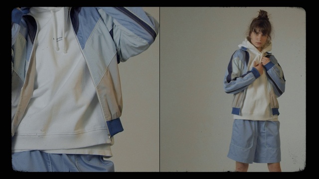 Video Reference: Clothing, Outerwear, Dress shirt, Neck, Street fashion, Sleeve, Jersey, Gesture, Grey, Collar