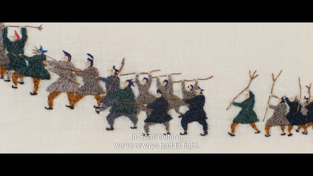 Video Reference: Organism, Gesture, Art, Painting, Working animal, Illustration, Event, Font, Drawing, Fictional character