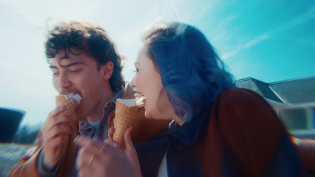 Video Reference: Sky, Smile, Mouth, Food, Happy, Gesture, Cloud, Travel, Leisure, Drinking