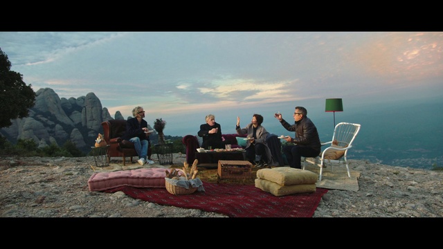 Video Reference: Cloud, Sky, People in nature, Travel, Leisure, Landscape, Tints and shades, Horizon, Friendship, Mountain