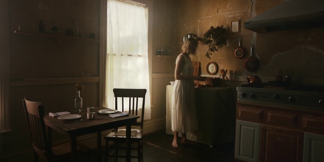 Video Reference: Table, Property, Furniture, Building, Picture frame, Interior design, Window, Cabinetry, Flash photography, Wood