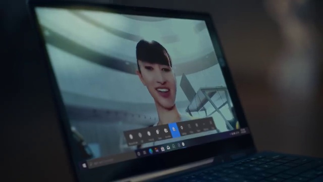 Video Reference: Hair, Computer, Personal computer, Output device, Netbook, Laptop, Communication Device, Gadget, Flat panel display, Smile