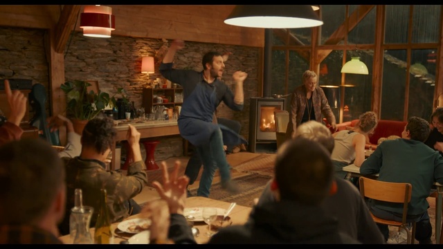 Video Reference: Lighting, Chair, Tableware, Fun, Event, Table, Building, Entertainment, Conversation, Crowd