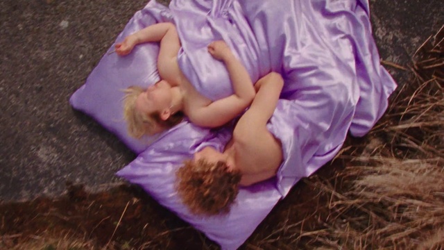 Video Reference: Hand, Purple, Dress, Baby, Plant, Textile, Happy, Tree, Grass, Pink