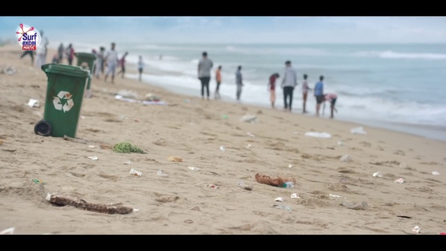 Video Reference: Water, Sky, People on beach, Waste container, Beach, Natural environment, Coastal and oceanic landforms, Tree, Wood, Sand