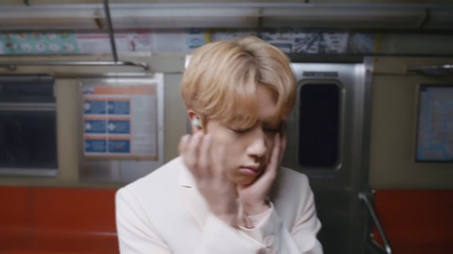 Video Reference: Shoulder, Jaw, Gesture, Bangs, Blond, Fun, Eyewear, Job, Brown hair, Public transport