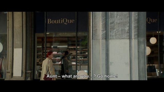 Video Reference: Sleeve, Fixture, Font, Facade, Brand, Door, Advertising, Darkness, Glass, T-shirt