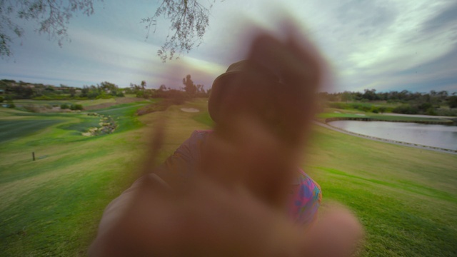 Video Reference: Cloud, Sky, Plant, Water, Tree, Flash photography, Gesture, Sunlight, Grass, Happy