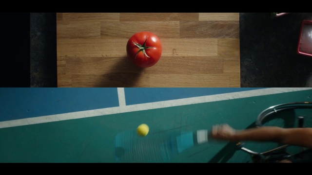 Video Reference: Plum tomato, Plant, Wood, Table, Sports equipment, Ball, Pool, Billiards, Recreation room, Rectangle