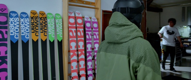 Video Reference: Outerwear, Sleeve, Textile, Font, Wood, Pattern, Magenta, Room, T-shirt, Facade