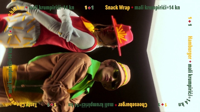 Video Reference: Font, Sleeve, Hat, Entertainment, Performing arts, Event, T-shirt, Animation, Advertising, Brand