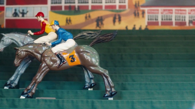 Video Reference: Horse, Working animal, Toy, Horse supplies, Sorrel, Horse tack, Bit, Equestrian sport, Saddle, Wood