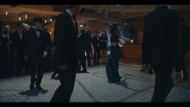 Video Reference: Standing, Gesture, Security, Event, Military person, Formal wear, Official, Darkness, Military uniform, Pedestrian