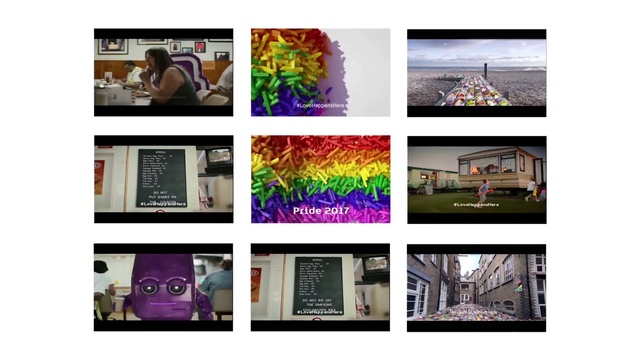 Video Reference: Product, Purple, Lighting, Font, Violet, Building, Art, Adaptation, Magenta, Collage