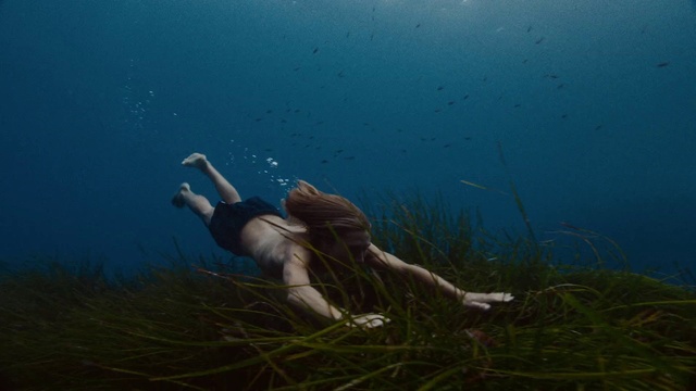 Video Reference: Water, Hand, Plant, People in nature, Underwater, Sky, Flash photography, Happy, Grass, Grassland