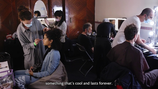 Video Reference: Fashion, Chair, T-shirt, Event, Youth, Fashion design, Conversation, Room, Job, White-collar worker