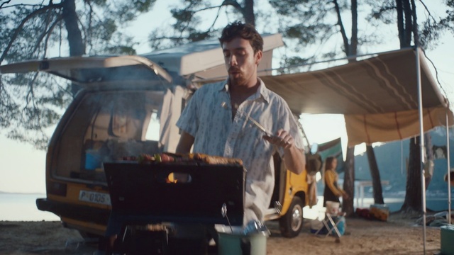 Video Reference: Motor vehicle, Tree, Musician, Vehicle, Sky, Musical instrument, Recreation, Automotive exterior, Music, Event