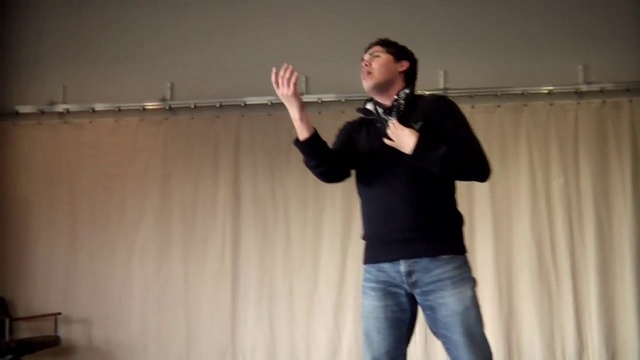 Video Reference: Jeans, Shoulder, Gesture, Curtain, Entertainment, Audio equipment, Performing arts, Event, Music, Wind instrument