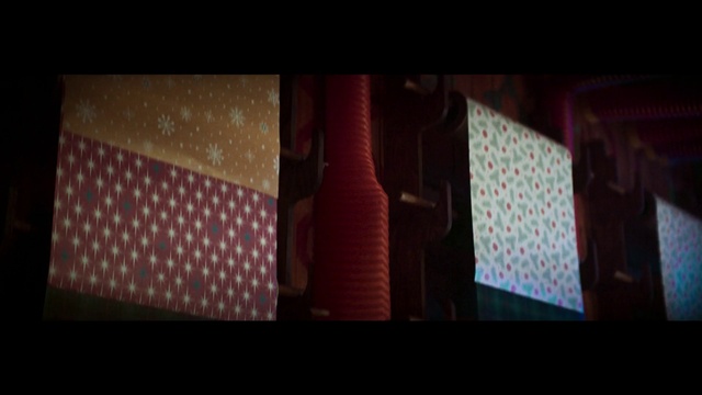 Video Reference: Rectangle, Entertainment, Font, Tints and shades, Magenta, Display device, Symmetry, Pattern, Event, Automotive lighting