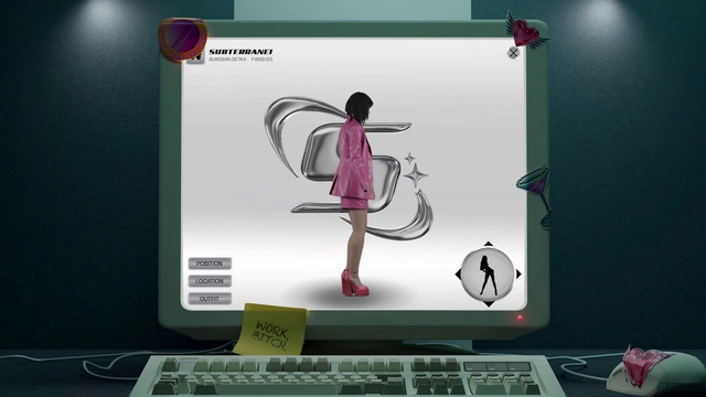 Video Reference: Leg, Human body, Art, Font, Display device, Gadget, Technology, Output device, Magenta, Electronic device