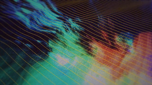 Video Reference: abstract, colorful, texture, pattern, diagonal lines, flowing, gradient, blue, green, red, purple, digital art, background, close-up, graphic, dynamic