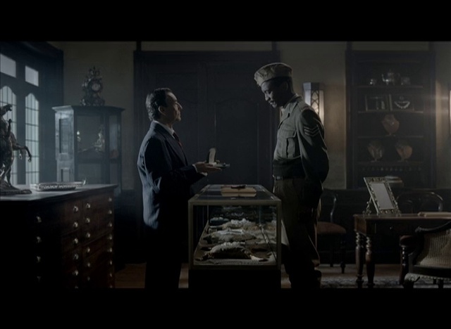 Video Reference: Furniture, Table, Flash photography, Window, Entertainment, Art, Performing arts, Event, Fashion design, Hat