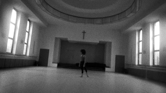 Video Reference: Property, Building, Window, Leg, Black, Flash photography, Interior design, Black-and-white, Grey, Style