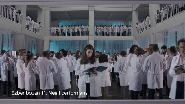 Video Reference: White, Sleeve, Service, Event, Uniform, Science, Religious institute, Rite, Job, Room