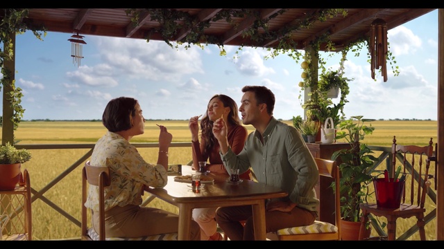 Video Reference: Plant, Sky, Cloud, Table, Sunglasses, Hat, Shade, Leisure, Tableware, Landscape