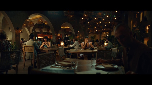 Video Reference: Chair, Table, Interior design, Plant, Fun, Event, Space, Entertainment, Houseplant, Darkness