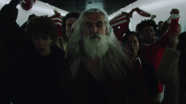 Video Reference: Beard, Gesture, Facial hair, Event, Happy, Moustache, Fun, Crowd, Hat, Tradition