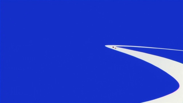 Video Reference: Blue, Rectangle, Sky, Slope, Font, Electric blue, Parallel, Pattern, Triangle, Brand