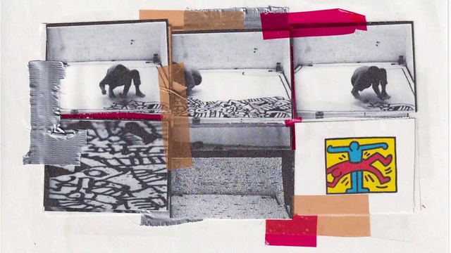 Video Reference: Rectangle, Art, Font, Wall, Line, Magenta, Visual arts, Room, Illustration, Design