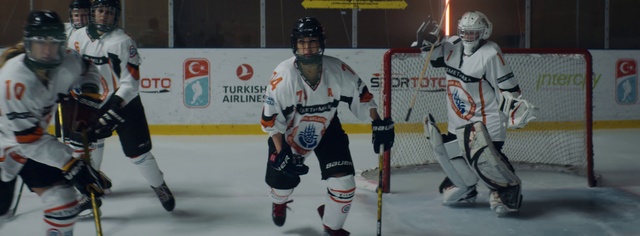 Video Reference: Hockey protective equipment, Sports uniform, Helmet, Hockey pants, Sports gear, Sports equipment, Ice hockey equipment, Ice hockey position, Jersey, Hockey