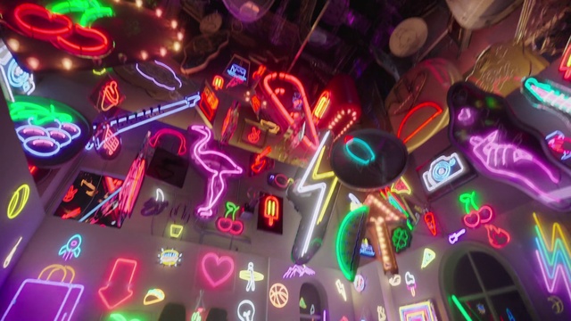 Video Reference: Light, Purple, Entertainment, Visual effect lighting, Font, Magenta, Red, Neon, Technology, Event