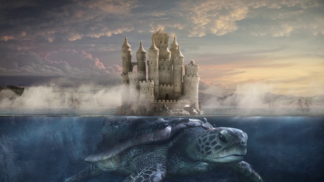 Video Reference: Cloud, Sky, Atmosphere, Water, World, Natural landscape, Art, Building, Cg artwork, Landscape