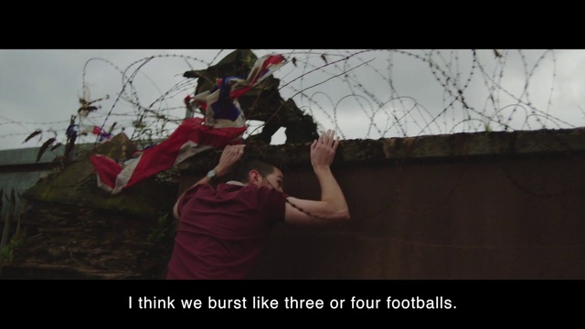 Video Reference: Flash photography, Gesture, Happy, Interaction, Fence, Font, Grass, Event, Tree, T-shirt