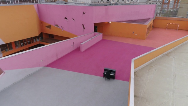 Video Reference: Wood, Purple, Floor, Flooring, Pink, Material property, Magenta, Rectangle, Hardwood, Room