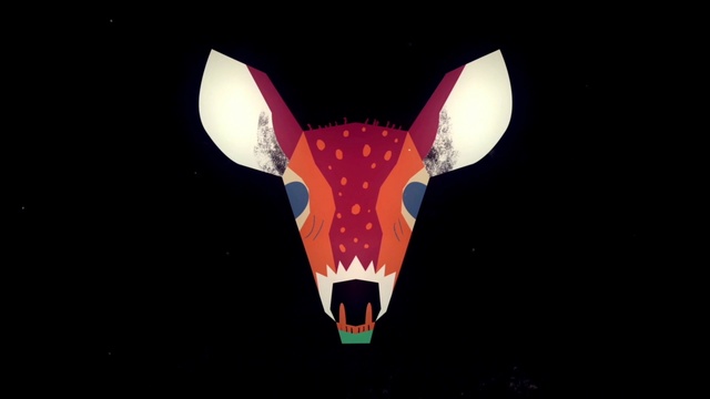 Video Reference: Carnivore, Art, Snout, Terrestrial animal, Font, Fictional character, Magenta, Animated cartoon, Symmetry, Wildlife
